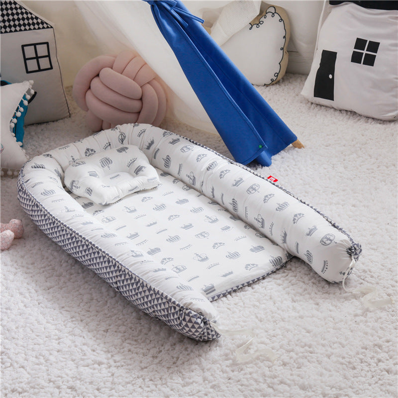 Compact Folding Baby Crib for Home and Travel