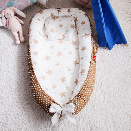 Compact Folding Baby Crib for Home and Travel
