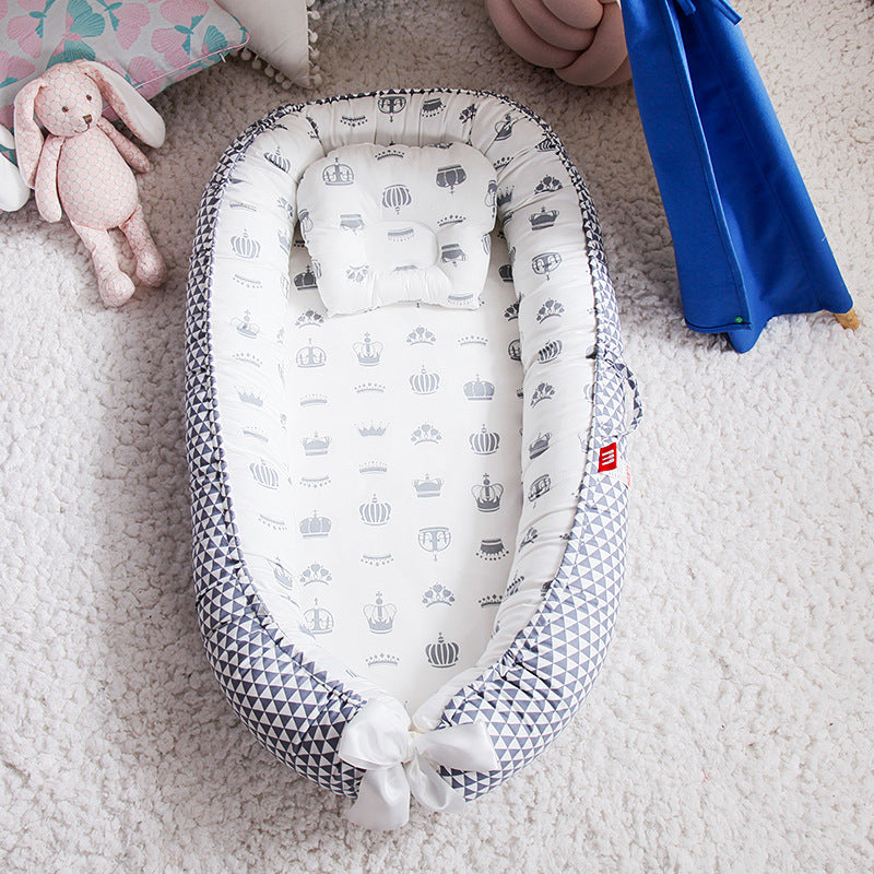 Compact Folding Baby Crib for Home and Travel
