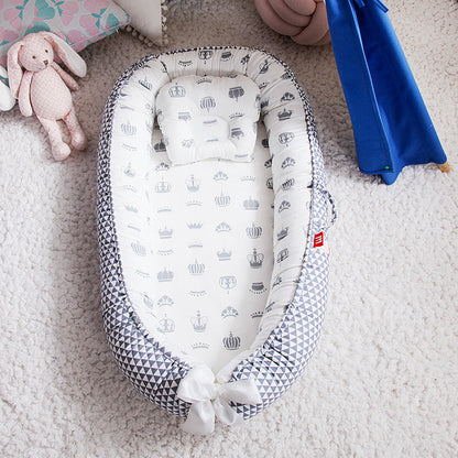 Compact Folding Baby Crib for Home and Travel