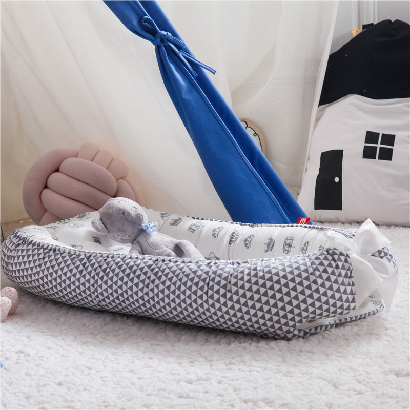 Compact Folding Baby Crib for Home and Travel