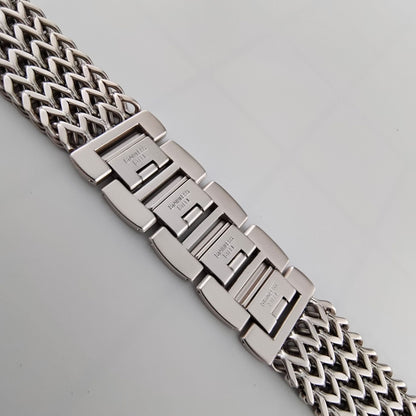 Oceanic Silver Metal Watch Strap