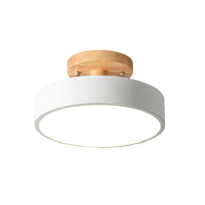 Contemporary Wood LED Light Fixture