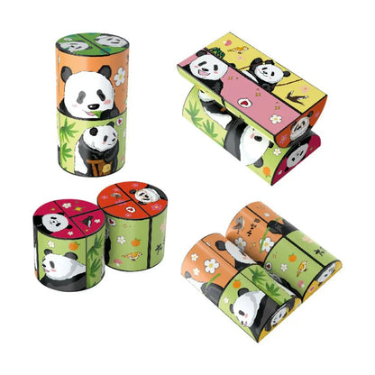 Fun Kids Puzzle Toy Cube with Animal Designs