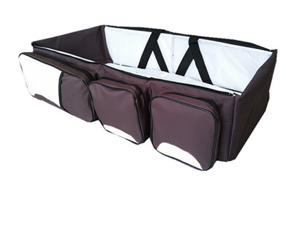 Compact Folding Infant Bed with Storage