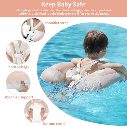 Kids Inflatable Pool Float with Sun Shade