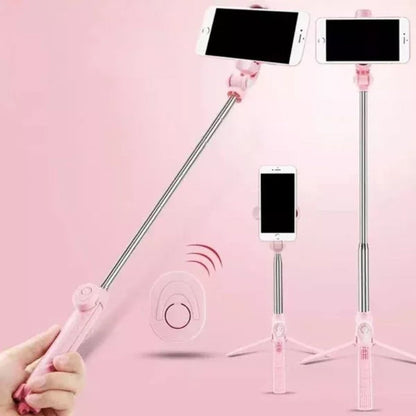 Portable 6-in-1 Bluetooth Selfie Stick