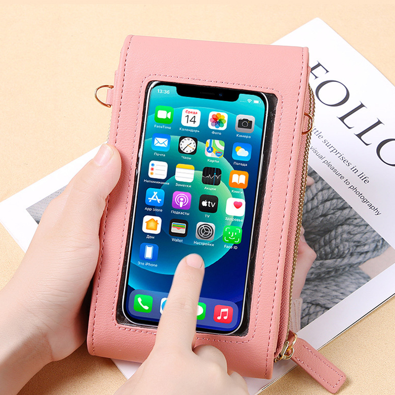 Spacious Stylish Crossbody Smartphone Pouch