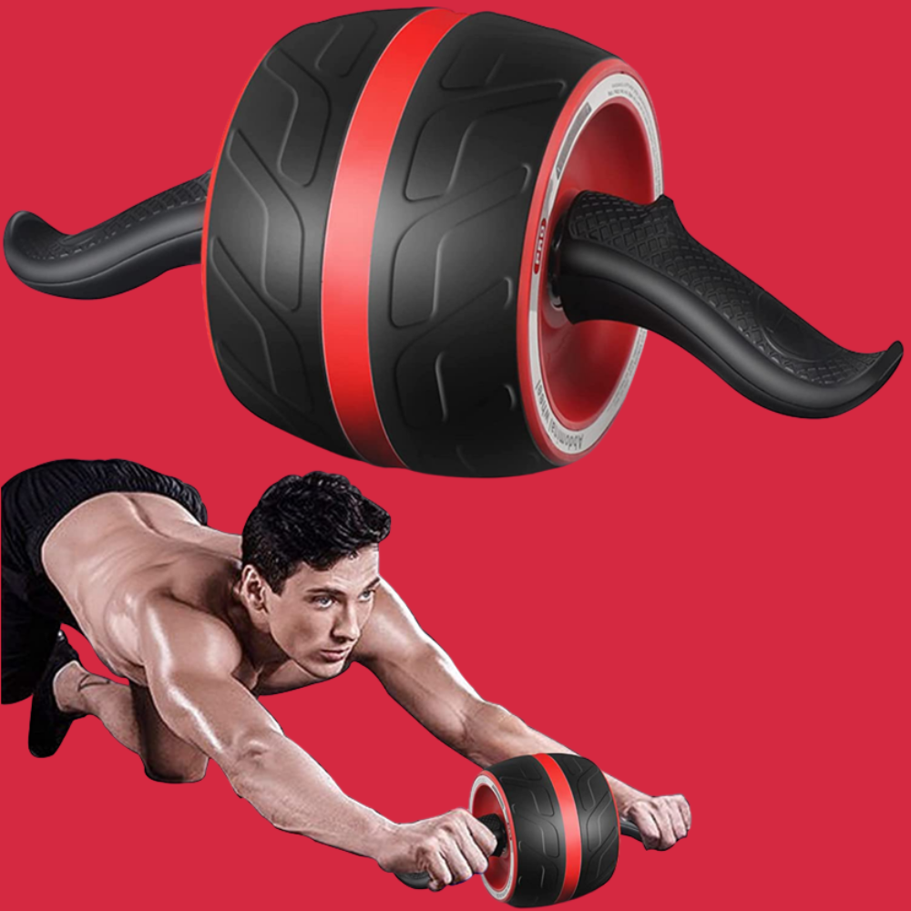Portable Gym Ab Exercise Wheel Fitness Roller - Luxicro