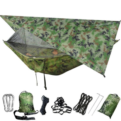 Durable Portable Camp Hammock with Bug Net - Luxicro