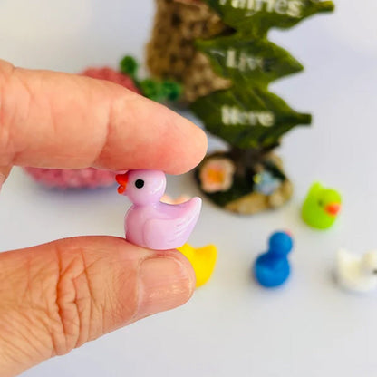 Cute Miniature Rubber Duck Decoration