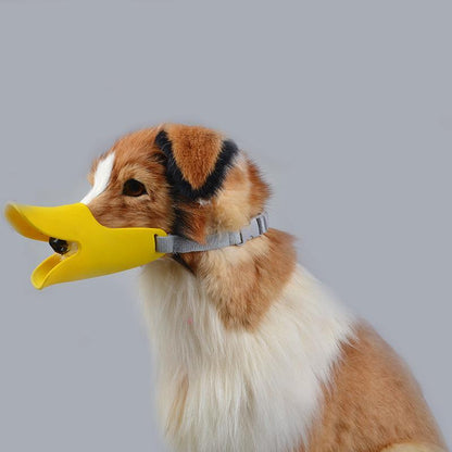 Comfy Pet Muzzle - Adjustable Soft Dog Mouth Guard - Luxicro