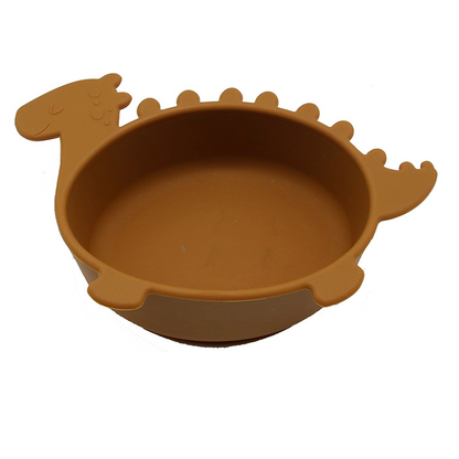 Cute Kids Dino Bowl with Grip Bottom