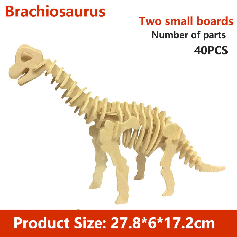 Colorful Kids Dinosaur Jigsaw Puzzle