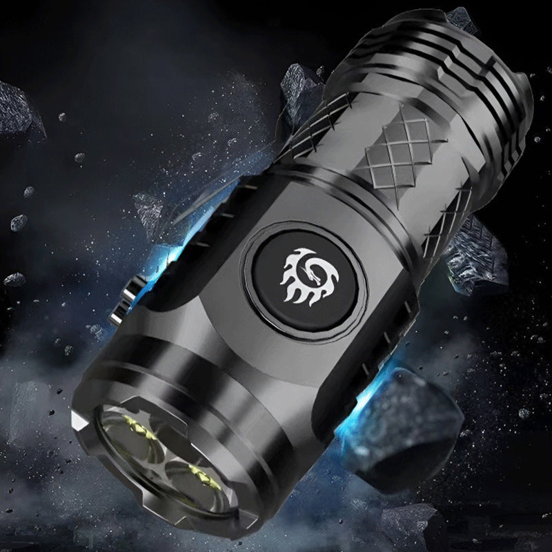 Small LED Flashlight with Colorful Style