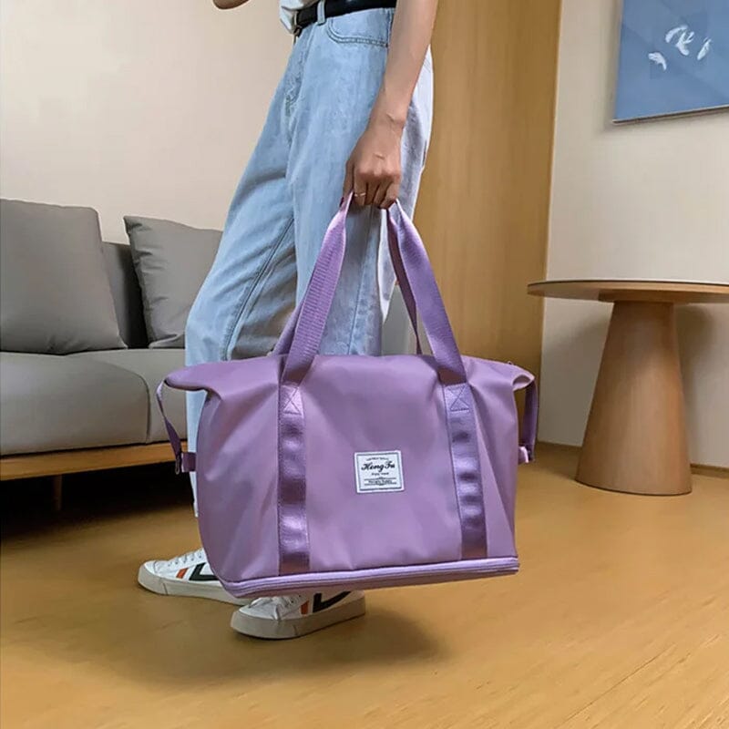 Spacious Dual Compartment Travel Duffel Bag