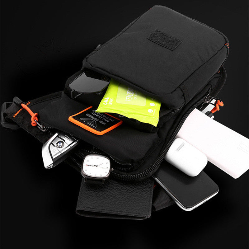 Customizable Men's Waterproof Motorcycle Chest Bag