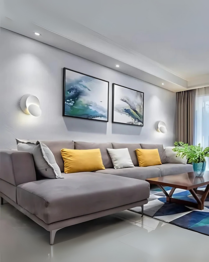 Modern Round Shade Table Lamp with Soft Glow