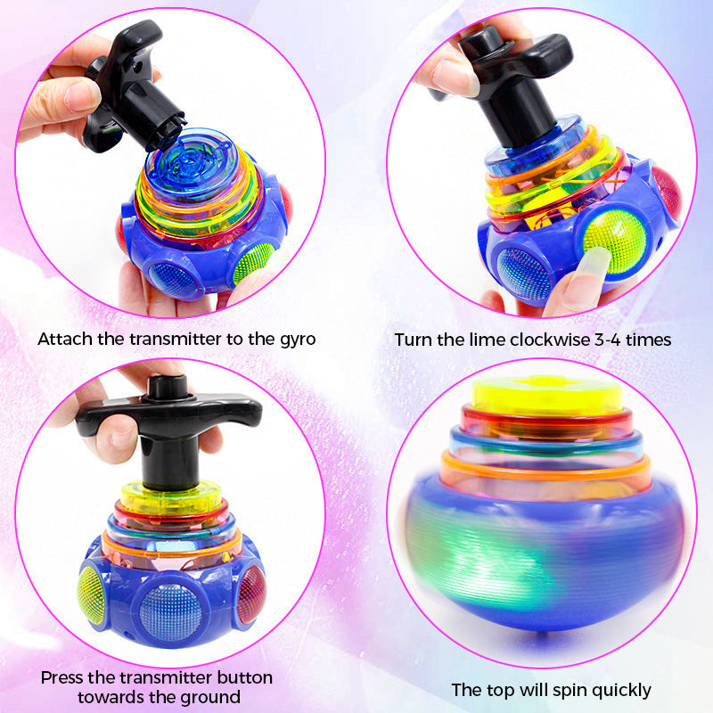 Cool Spin Top Toy with Launch Pad