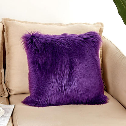 Plush Sofa Pillow Covers
