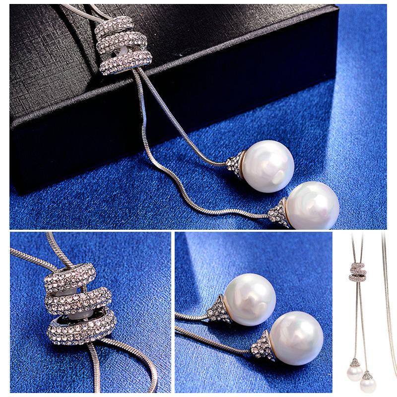 Cozy Longline Sweater Necklace for Ladies