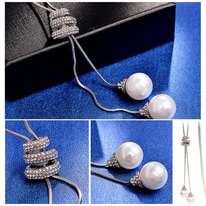 Cozy Longline Sweater Necklace for Ladies