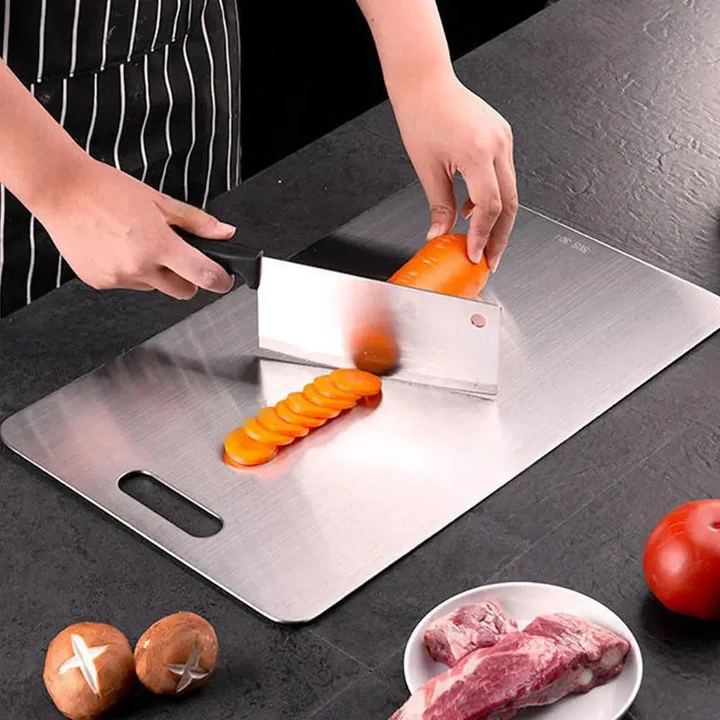 Sturdy Stainless Steel Chopping Board