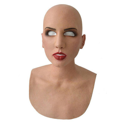Authentic Rubber Costume Mask for Halloween Disguise