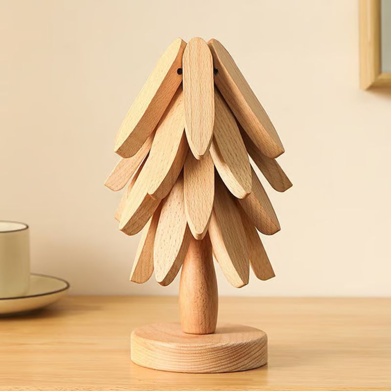 Durable Wooden Table Placemats and Coasters