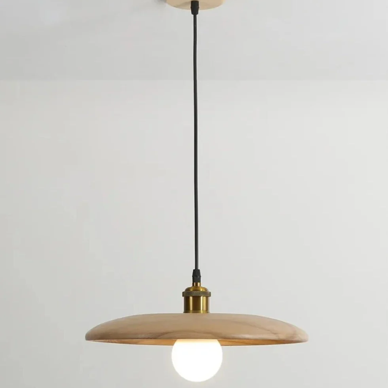 Rustic Wood Hanging Ceiling Light