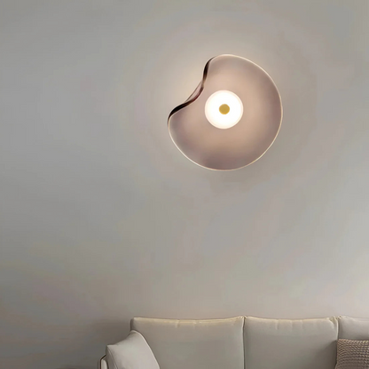Modern Circular Glass Wall Lamp