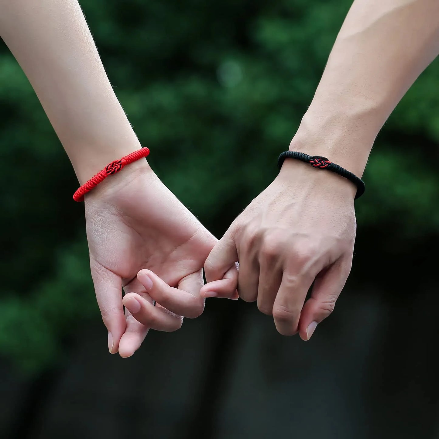 Classic Heart Link Couple Bracelet