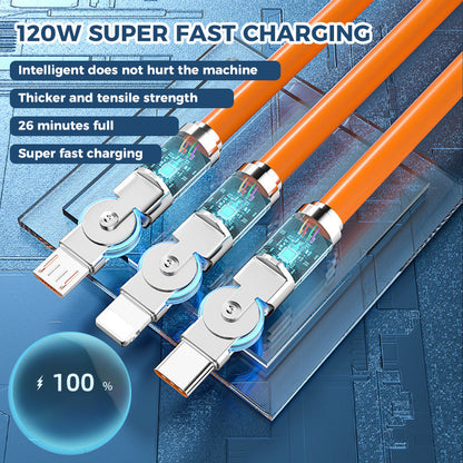 Bendable 360 Rotation USB Charger Cable