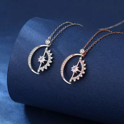 Celestial Night Sky Pendant Necklace