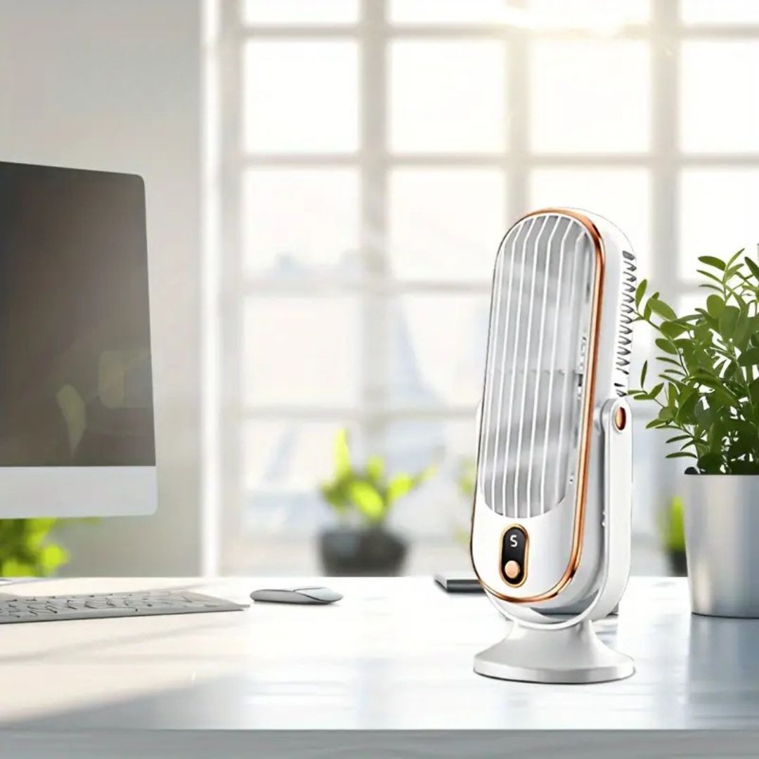 Portable Silent USB Rechargeable Desk Fan