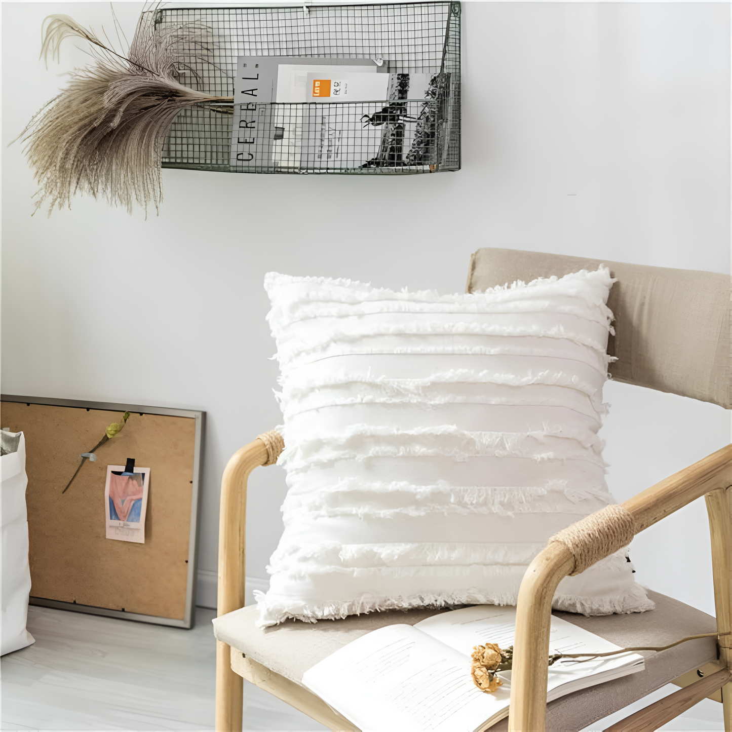 Vintage Tassel Pillow Cover