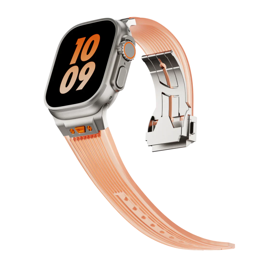 Clear Flexible Apple Watch Strap