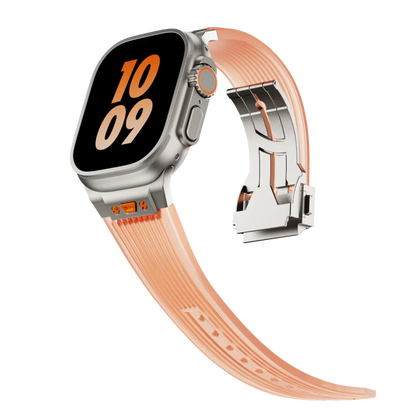 Clear Flexible Apple Watch Strap