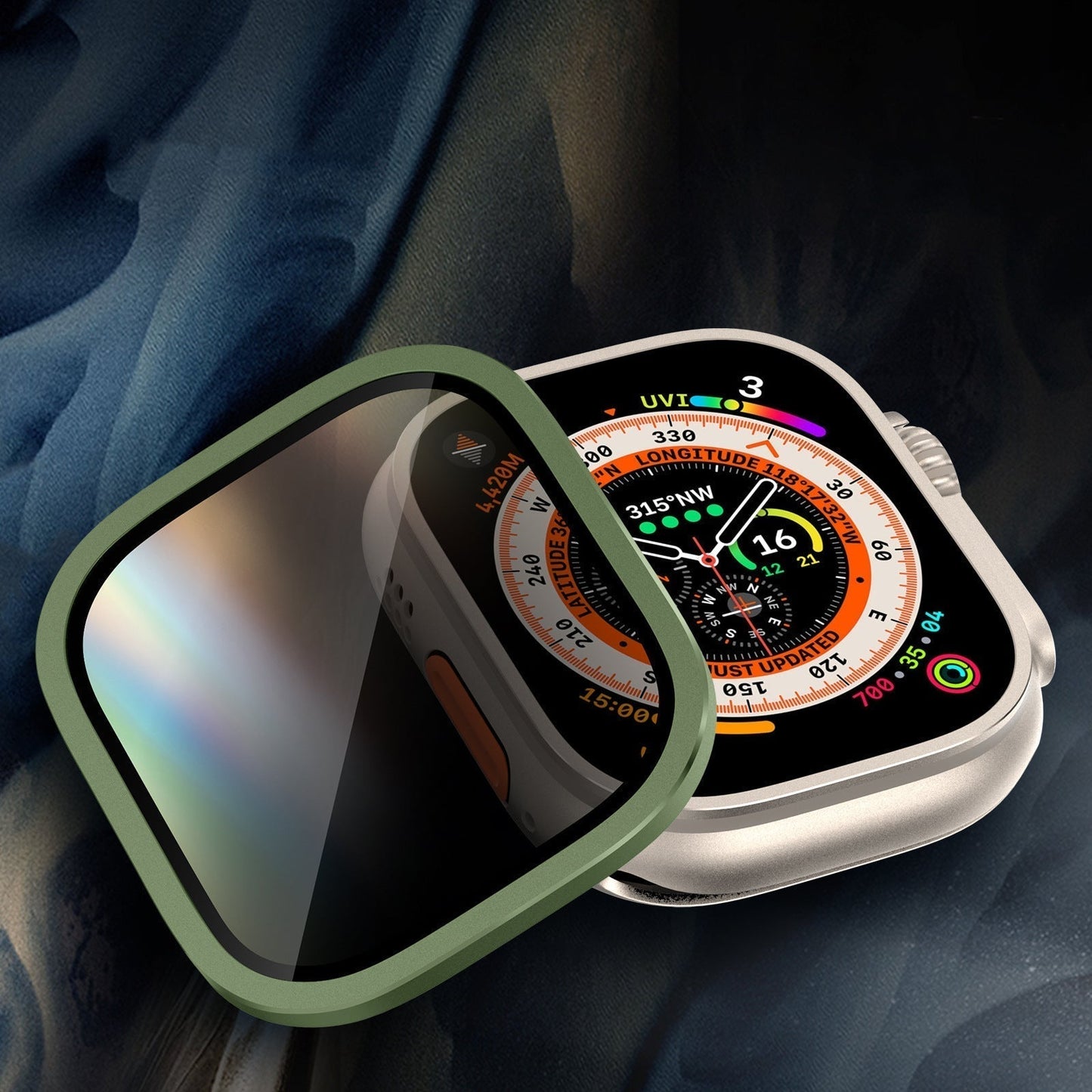 Durable Private Screen Guard for Apple Watch Ultra