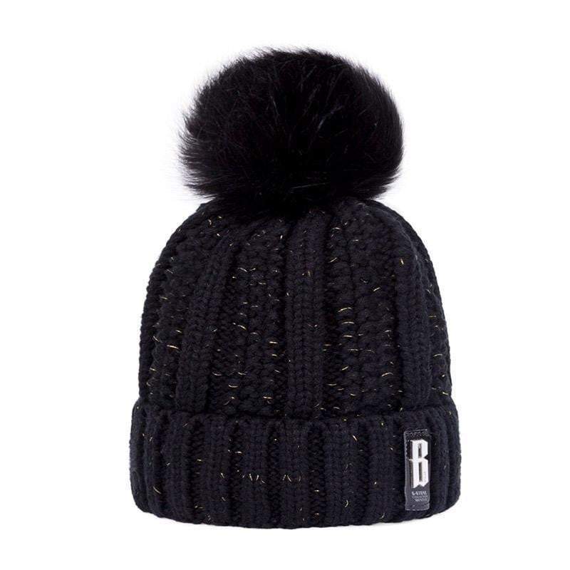 Soft Fuzzy Winter Knit Beanies