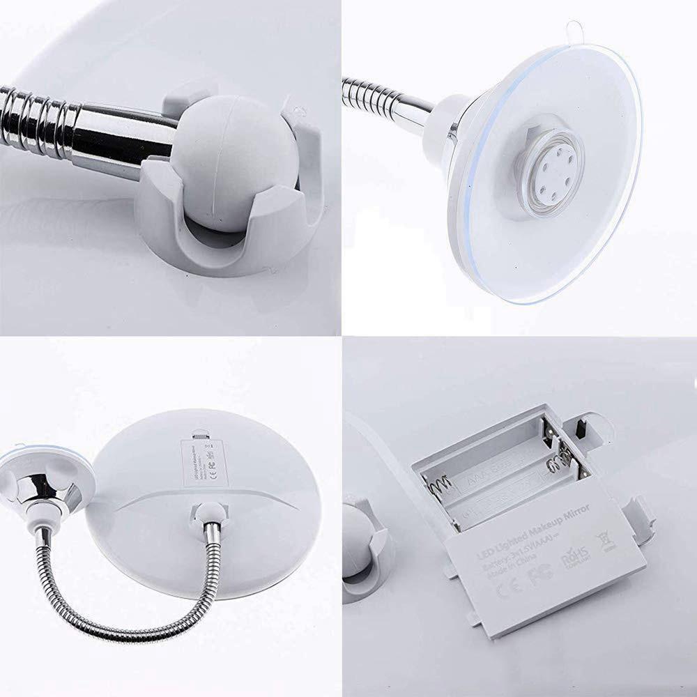Premium 10x Magnifying LED Vanity Mirror
