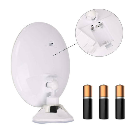 Portable LED Vanity Mirror 10x Magnification