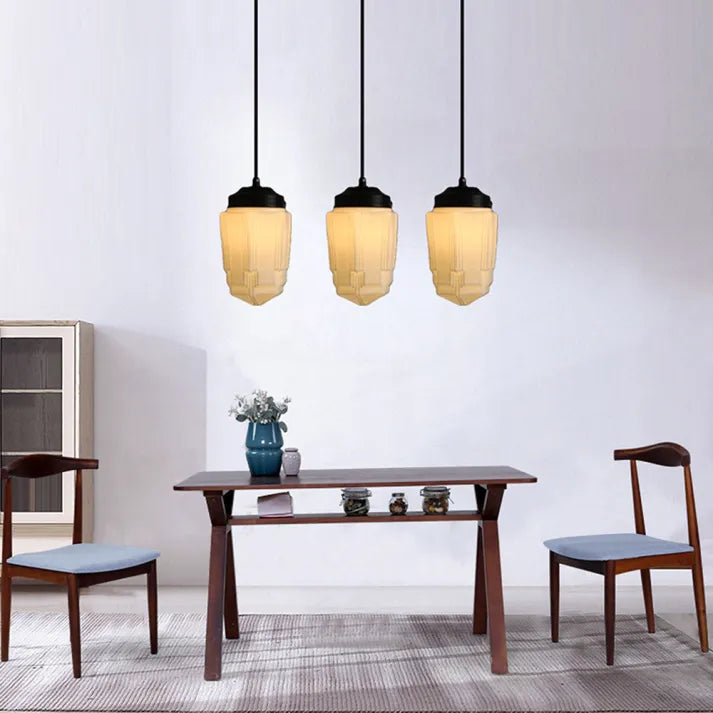 Modern Geo Glass Pendant Light