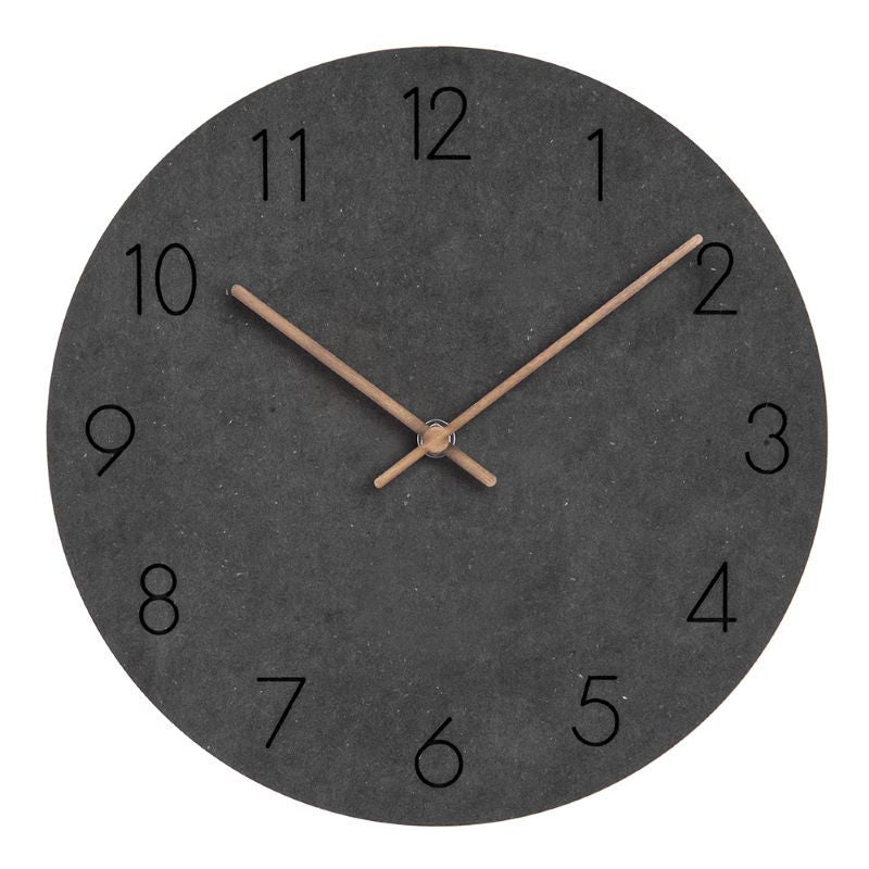 Modern Quiet Wooden Wall Clock