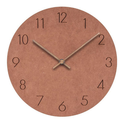 Modern Quiet Wooden Wall Clock
