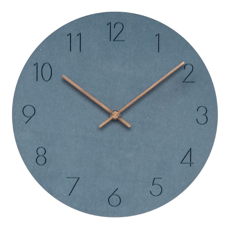 Modern Quiet Wooden Wall Clock - Luxicro
