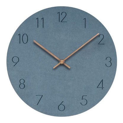 Modern Quiet Wooden Wall Clock - Luxicro