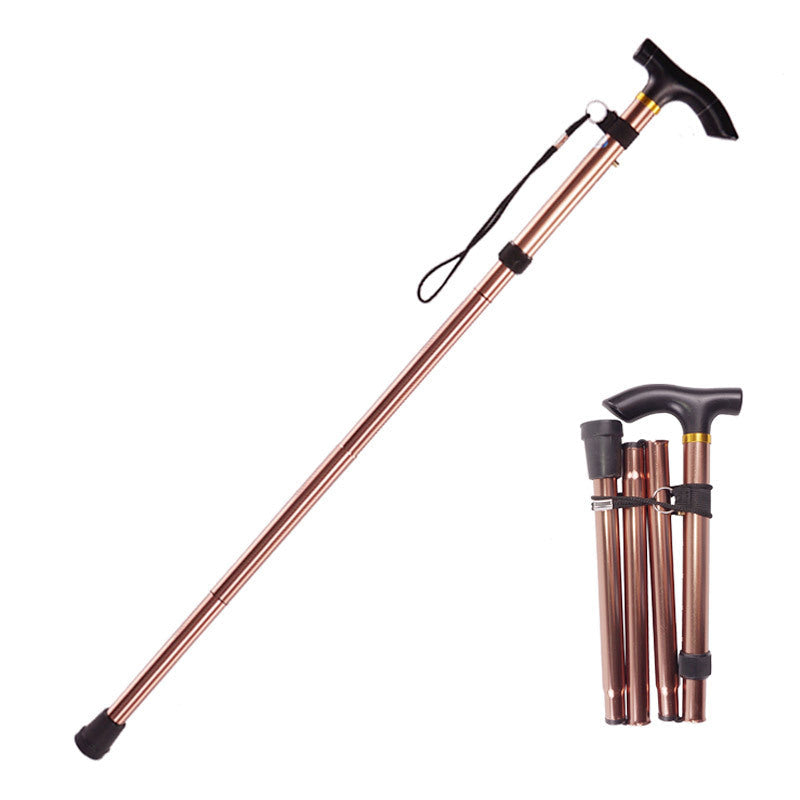 Portable Collapsible Walking Cane for Elderly and Disabled