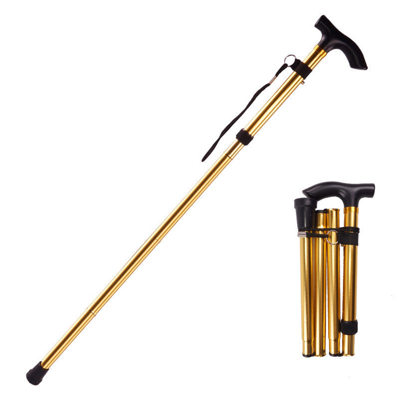 Portable Collapsible Walking Cane for Elderly and Disabled