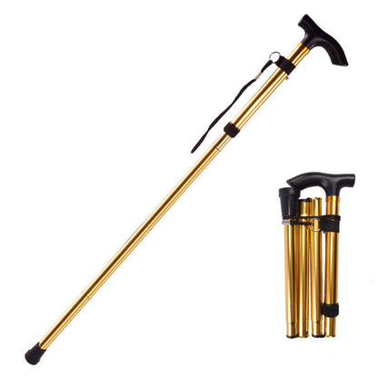 Portable Collapsible Walking Cane for Elderly and Disabled